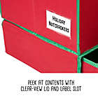 Alternate image 12 for Honey-Can-Do&reg; Compartment Holiday Decorations Storage Box in Red