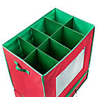 Alternate image 5 for Honey-Can-Do&reg; Compartment Holiday Decorations Storage Box in Red