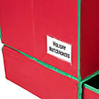 Alternate image 3 for Honey-Can-Do&reg; Compartment Holiday Decorations Storage Box in Red