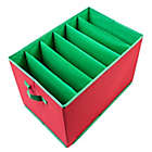 Alternate image 3 for Honey-Can-Do&reg; Christmas Tree Lighting Storage Box in Red