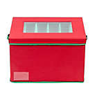Alternate image 5 for Honey-Can-Do&reg; Christmas Tree Lighting Storage Box in Red