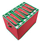 Alternate image 6 for Honey-Can-Do&reg; Christmas Tree Lighting Storage Box in Red