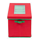 Alternate image 4 for Honey-Can-Do&reg; Christmas Tree Lighting Storage Box in Red
