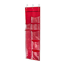 Honey-Can-Do® Over-the-Door Gift Wrap Organizer in Red
