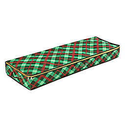 Honey-Can-Do® Plaid Gift Wrap Organizer in Green