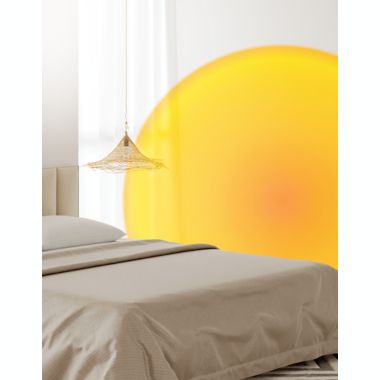 Brilliant Ideas Sunset Projection LED Table Lamp in Black. View a larger version of this product image.