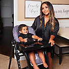 Alternate image 1 for Your Babiie MAWMA by Snooki High Chair in Black Tie-Dye