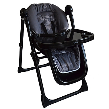 Your Babiie MAWMA by Snooki High Chair in Black Tie-Dye. View a larger version of this product image.