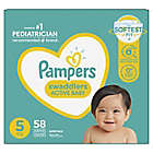 Alternate image 0 for Pampers&reg; Swaddlers&trade; 58-Count Size 5 Super Pack Diapers