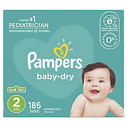 Pampers® Baby Dry™ 186-Count Size 2 Pack Disposable Diapers