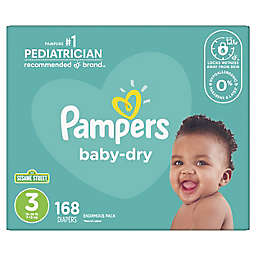 Pampers® Baby Dry™ 168-Count Size 3 Pack Disposable Diapers
