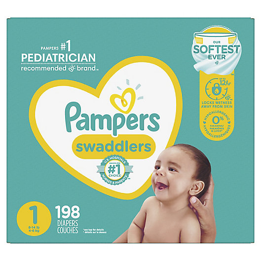 Pack of 124 Size 6 Pampers Baby-Dry Nappies Monthly Saving Pack 
