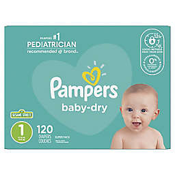 Pampers® Baby-Dry 120-Count Size 1 Disposable Super Pack Diapers