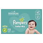 Alternate image 0 for Pampers&reg; Baby-Dry 112-Count Size 2 Disposable Super Pack  Diapers