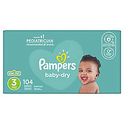 Pampers® Baby-Dry 104-Count Size 3 Disposable Super Pack Diapers