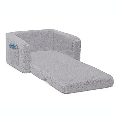 Delta Children&reg; Cozee Sherpa Flip-Out Convertible Chair. View a larger version of this product image.