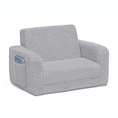 Delta Children&reg; Cozee Sherpa Flip-Out Convertible Chair. View a larger version of this product image.