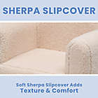 Alternate image 5 for Delta Children&reg; Cozee Sherpa Kids Chair in Cream