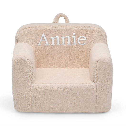 Alternate image 1 for Delta Children® Personalized Cozee Sherpa Kids Chair in Cream