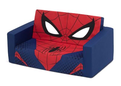 Delta Children&reg; Cozee Spider-Man Flip-Out Convertible Sofa in Blue