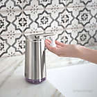 Alternate image 1 for simplehuman&reg; Foam Sensor Pump Soap Dispenser in Brushed Stainless Steel