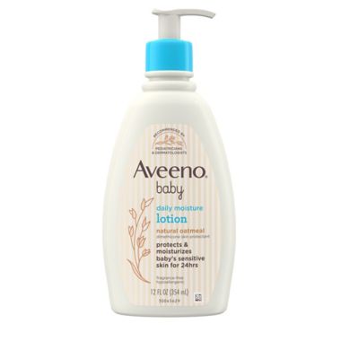 Aveeno&reg; 12 oz. Baby Daily Moisture Lotion. View a larger version of this product image.