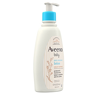 Aveeno&reg; 12 oz. Baby Daily Moisture Lotion. View a larger version of this product image.