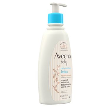 Aveeno&reg; 12 oz. Baby Daily Moisture Lotion. View a larger version of this product image.