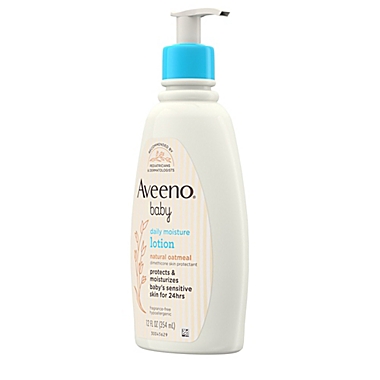 Aveeno&reg; 12 oz. Baby Daily Moisture Lotion. View a larger version of this product image.