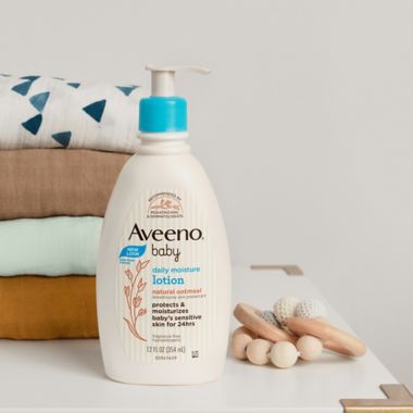 Aveeno&reg; 12 oz. Baby Daily Moisture Lotion. View a larger version of this product image.