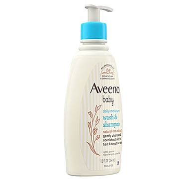 Aveeno&reg; 12 oz. Baby Wash and Shampoo. View a larger version of this product image.