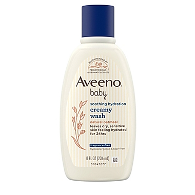 Aveeno&reg; Baby&reg; 8 oz. Soothing Relief Creamy Body Wash. View a larger version of this product image.