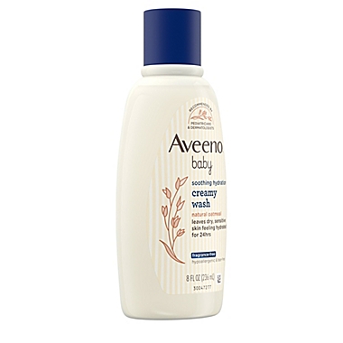 Aveeno&reg; Baby&reg; 8 oz. Soothing Relief Creamy Body Wash. View a larger version of this product image.
