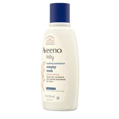 Aveeno&reg; Baby&reg; 8 oz. Soothing Relief Creamy Body Wash. View a larger version of this product image.