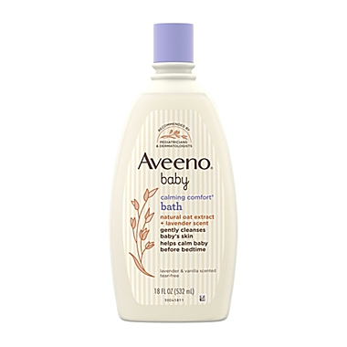 Aveeno&reg; Baby&reg; 18 oz. Calming Comfort Bath. View a larger version of this product image.