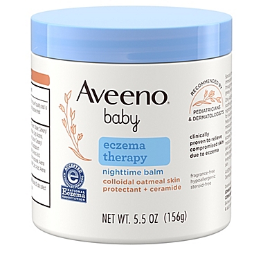 Aveeno&reg; Baby Eczema Therapy Nighttime Balm. View a larger version of this product image.