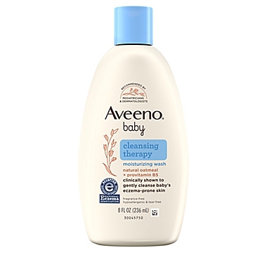 AVEENO&reg; 8 oz. Baby Cleansing Therapy Moisturizing Wash. View a larger version of this product image.