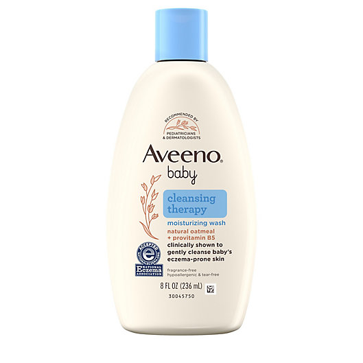 Alternate image 1 for AVEENO® 8 oz. Baby Cleansing Therapy Moisturizing Wash