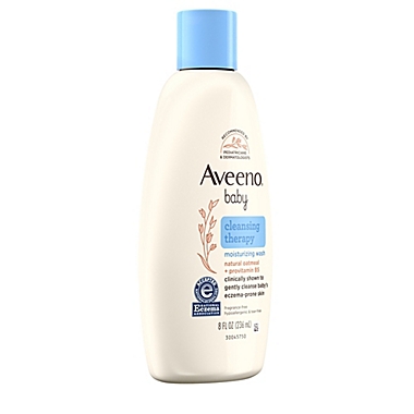 AVEENO&reg; 8 oz. Baby Cleansing Therapy Moisturizing Wash. View a larger version of this product image.
