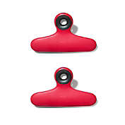 OXO Good Grips&reg; 2-Pack Bag Clips in Red