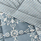 Alternate image 3 for Home Collection Daisy Medallion 2-Piece Reversible Twin/Twin XL Comforter Set in Blue