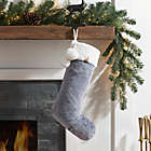 Alternate image 1 for UGG&reg; Dawson Christmas Stocking in Charcoal Grey
