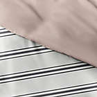 Alternate image 6 for Home Collection Desert Stripe 2-Piece Twin/Twin XL Reversible Duvet Cover Set in Rose