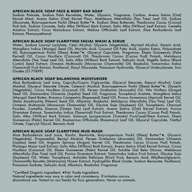 SheaMoisture&reg; African Black Soap Clarifying Facial System for Blemish Prone Skin. View a larger version of this product image.