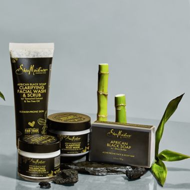 SheaMoisture&reg; African Black Soap Clarifying Facial System for Blemish Prone Skin. View a larger version of this product image.