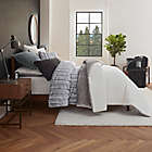 Alternate image 2 for UGG&reg; Canyon 3-Piece Full/Queen Duvet Cover Set in Charcoal