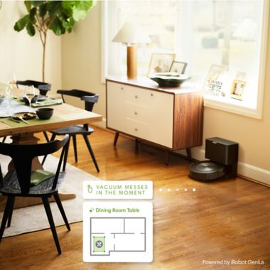 iRobot&reg; Roomba&reg; j7+ (7550) Wi-Fi&reg; Connected Self-Emptying Robot Vacuum. View a larger version of this product image.