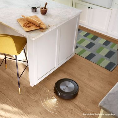 iRobot&reg; Roomba&reg; j7+ (7550) Wi-Fi&reg; Connected Self-Emptying Robot Vacuum. View a larger version of this product image.