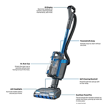 Shark&reg; Cordless Vertex&trade; Pro Powered Lift-Away&reg; Vacuum in Electric Blue. View a larger version of this product image.