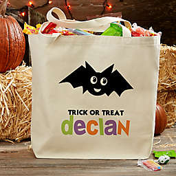 Halloween Character Personalized 20-Inch x 15-Inch Canvas Tote Bag